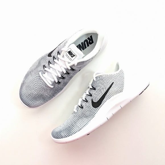Nike Shoes - Nike Flex 2018 RN White/Black/Cool Grey Women 10